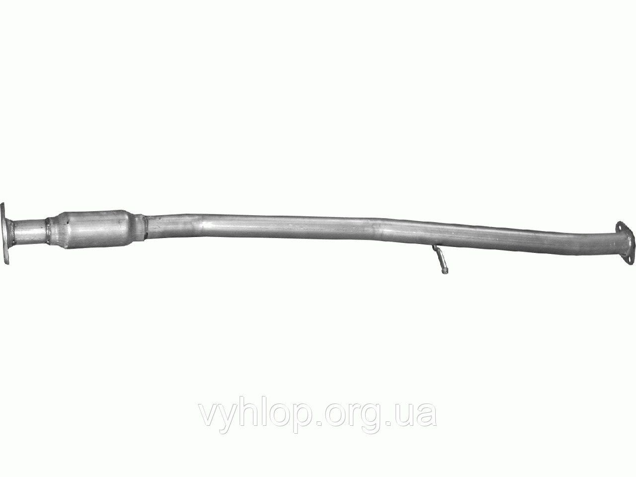 Резонатор Субару Легасі (Subaru Legacy) 2.0 i/2.2 i 94-98 (46.33) Polmostrow алюминизированный