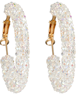 Сережки кільця світлі