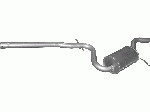 Резонатор Шкода Октавіа II (SKODA OCTAVIA) 2.0 D 04 - 13 (24.82) Польща Polmostrow алюминизированный