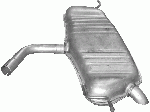 Глушник Фольксваген Туран (Volkswagen Touran) 1.6 03-08 (30.154) Polmostrow алюминизированный
