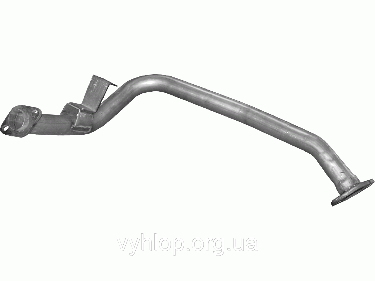 Труба середня Тойота Ленд Крузер (Toyota Land Cruiser) 2.5 TD 88-90 (26.305) Polmostrow алюминизированная