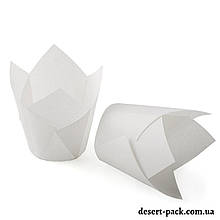 Паперові форми "Тюльпан" 50х75 мм (200 шт.) білі