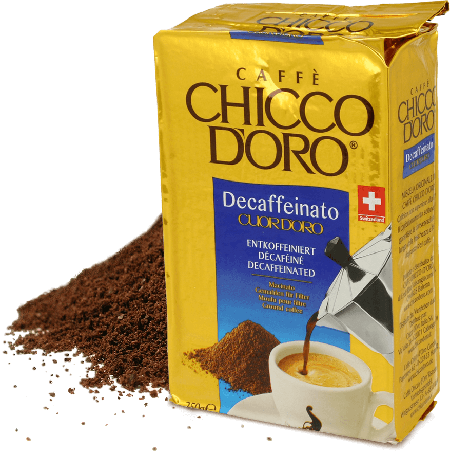 Швейцарський мелену каву без кофеїну Chicco D'oro Decaf 250 грам, фото 1