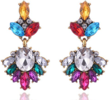 Сережки з камінням