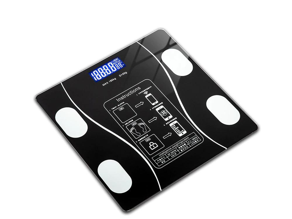 Підлогові смарт-ваги з додатком на телефон до 180 кг, фото 1