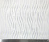 Стильні білі шпалери 139030 з хвилястим абстрактним металізованим малюнком під срібло платину, вінілові, фото 9