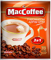 Маккофе 3 в 1 Айріш крем кавовий напій 20 пакетиків