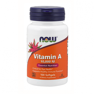 Вітамін А (ретинол) NOW Foods Vitamin A 10,000 IU 100 капс.