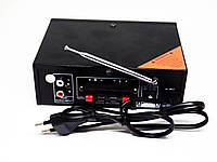 Підсилювач звуку UKC AK-699BT USB Bluetooth потужний 2х канальний підсилювач з блютузом для будинку, фото 4