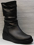 Чоботи жіночі зимові великого розміру від виробника модель ЛС21-409Б, фото 2