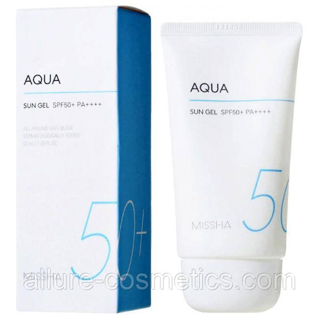 Сонцезахисний гель MISSHA All Around Safe Block Aqua Sun Gel (SPF50+/PA++++) 50ml