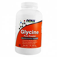 Амінокислоти Now Foods Glycine Pure Powder 454 г Фірмовий товар! (113114)