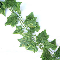 Штучна Ліана плющ зелений  2 м.