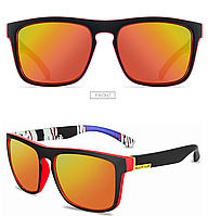 Модные Солнцезащитные очки QUISVIKER QP6 черные поляризационные очки от солнца Polaroid