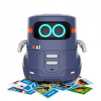 Розумний робот із сенсорним керуванням і навчальними картками — AT-ROBOT 2 (темно-фіолетовий) AT002-02-UKR