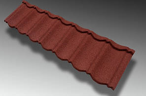 Композитна черепиця Novatik NATURA CLASSIC red clay (цегляно-червоний)