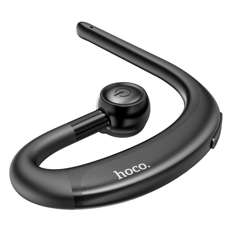 Bluetooth-гарнитура для телефона с зарядным чехлом HOCO Shine business BT headset E56 Черный - фото 3 - id-p1479641609