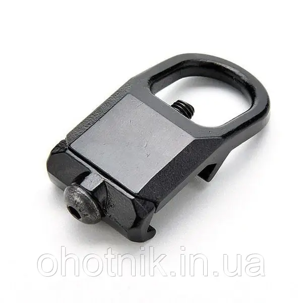 Антабка на зброю для кріплення ременя під планку вивер / пікатіні (Weaver/Picatinny), фото 1