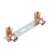 Монтажні планки з прес водорозетками для металопластикових труб