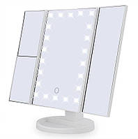 Дзеркало для макіяжу з Led підсвічуванням Superstar Magnifying Mirror, white