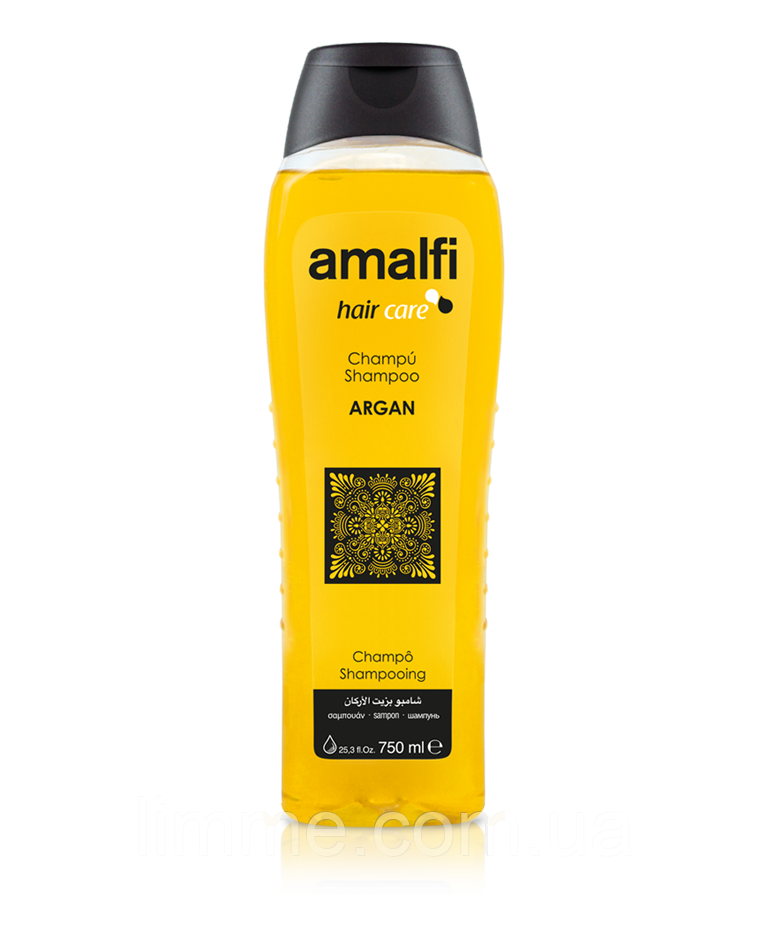 Шампунь для волосся з аргановою олією Amalfi shampoo Argan 750 мл