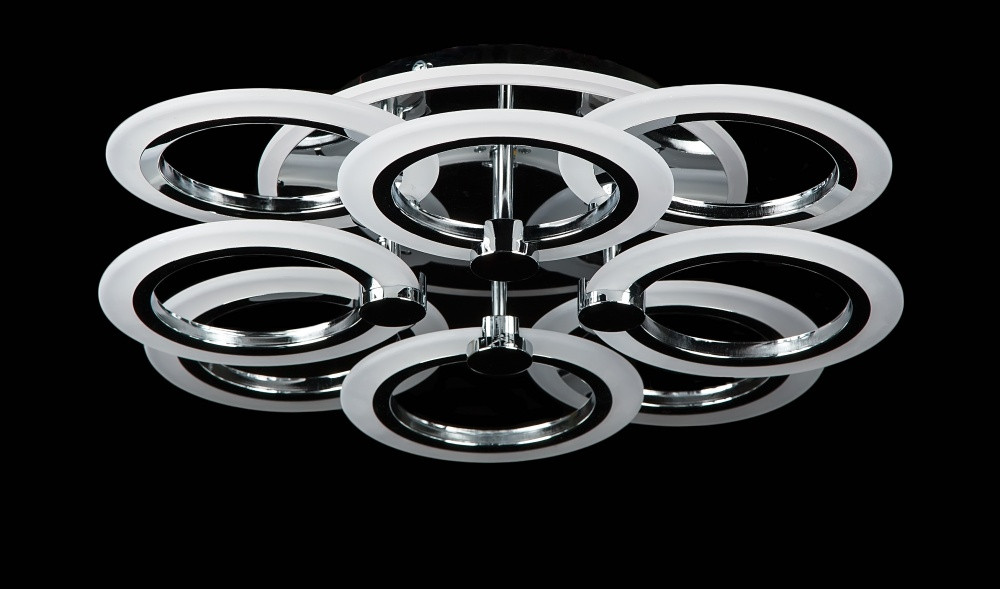 LED люстра в хромі LK235/4+4+A LED (CHROME), фото 1