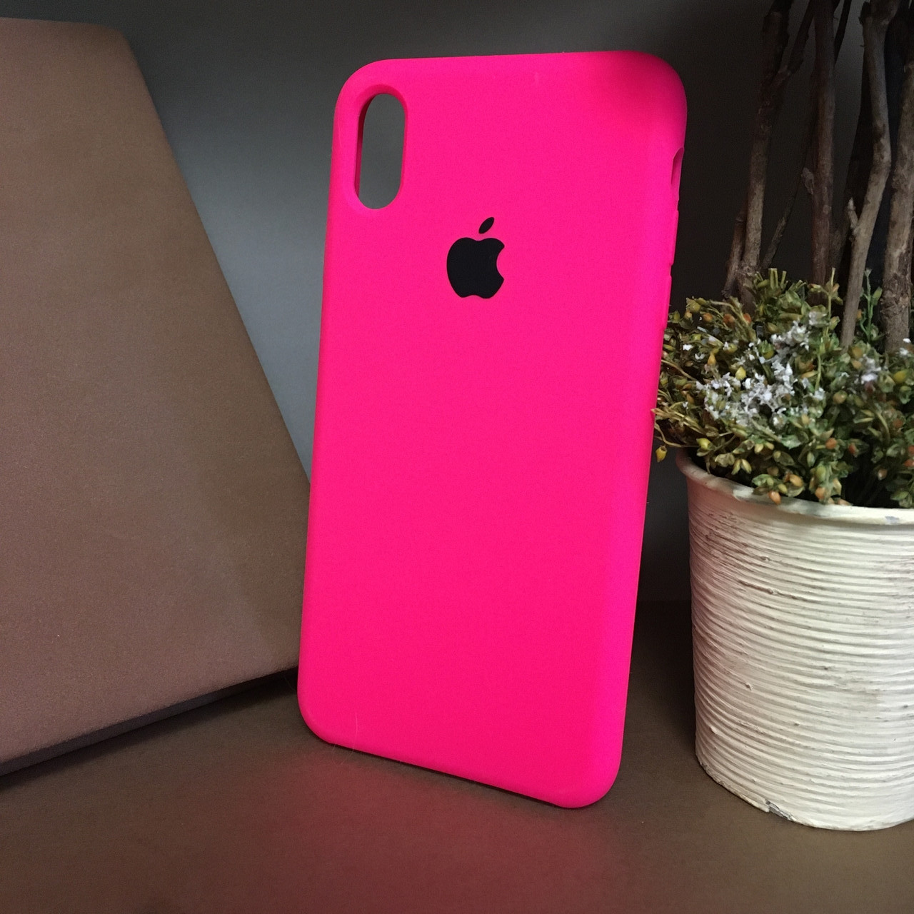 Чехол бампер silicone case для Iphone Xs Max . Силиконовый чехол накладка на айфон XS Макс