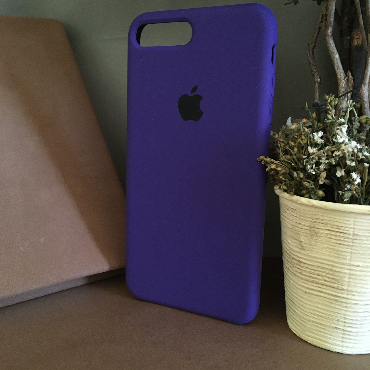 Чехол бампер silicone case для Iphone 7 Plus . Силиконовый чехол накладка на айфон 7+ / 8+