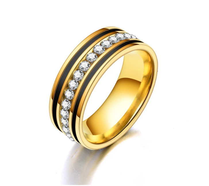 Кільце з цирконієм Xuping Jewelry Кольцо нержавеющая сталь