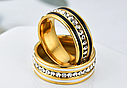 Кільце з цирконієм Xuping Jewelry Кольцо нержавеющая сталь, фото 4