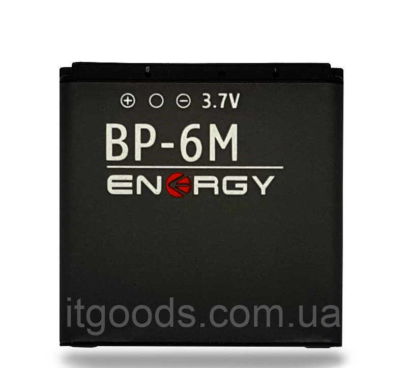 Аккумулятор ( АКБ / батарея ) iENERGY BP-6M для Nokia 3250 6151 6233 6234 6280 6288 9300 9300i N73 N77 N93 - фото 1 - id-p492811256