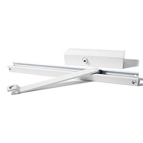 Доводчик дверний GEZE TS 1500 з ковзаючою шиною білий