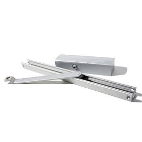 Доводчик дверний Geze TS 1500 з шиною сірий