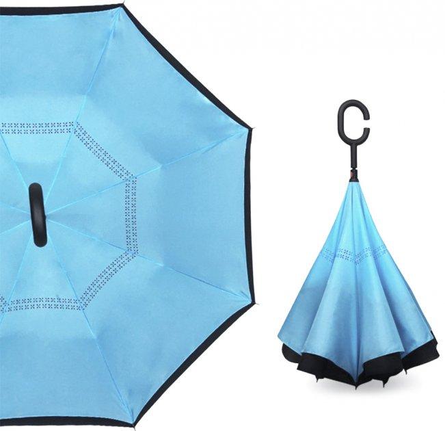 Зонт з механізмом зворотного складання парасолька навпаки umbrella