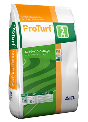 Добриво Pro-turf 12+5+20+2CaO+2MgO ICL (літо-осінь)- 25 кг, фото 1
