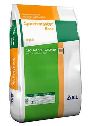 Добриво Sportsmaster Base 22+5+5+2,5CaO+2,5MgO ICL - 25 кг, фото 1