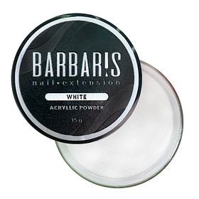 Акрилова пудра Barbaris White 15g