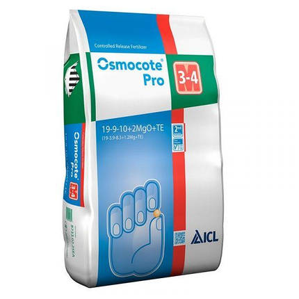 Добриво Osmocote Pro 19+9+10+2 MgO+Te (5-6 м) ICL - 25 кг, фото 1