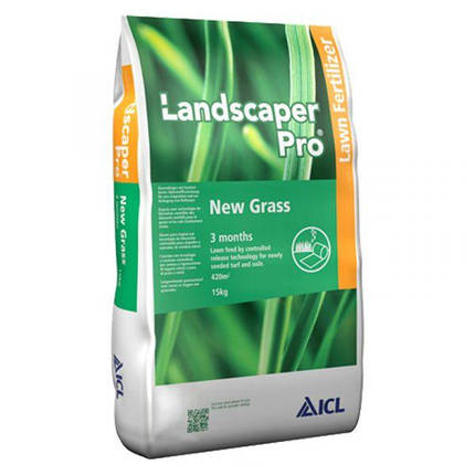 Добриво Landscaper Pro New Grass 20+20+8 ICL - 15 кг, фото 1