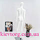 Манекен жіночий білий глянсовий для вітрини магазину одягу, фото 2