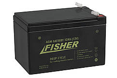 AGM акумулятор Fisher 12Ah (гелевий акумулятор Fisher)