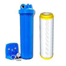 Фільтр пом'якшення води Aquafilter Big Blue 20" (з манометром)