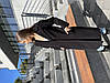 Чорне найактуальніше жіноче кашемірове пальто преміум якості, фото 9