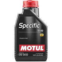 Motul Specific 5122 0W-20 1л (867601/107304) Синтетическое моторное масло