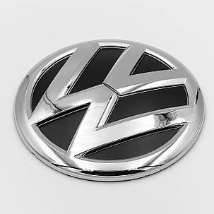 Емблема задня VW (Фольцваген) 110мм GOLF 5, TIGUAN 1, PASSAT B6, CADDY 3, T5 - Хром (5N0853630), фото 3