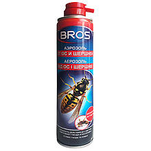 Аерозоль для знищення ос і шершнів у садах, на терасах, а також балконах (300 мл) від Bros, Польща
