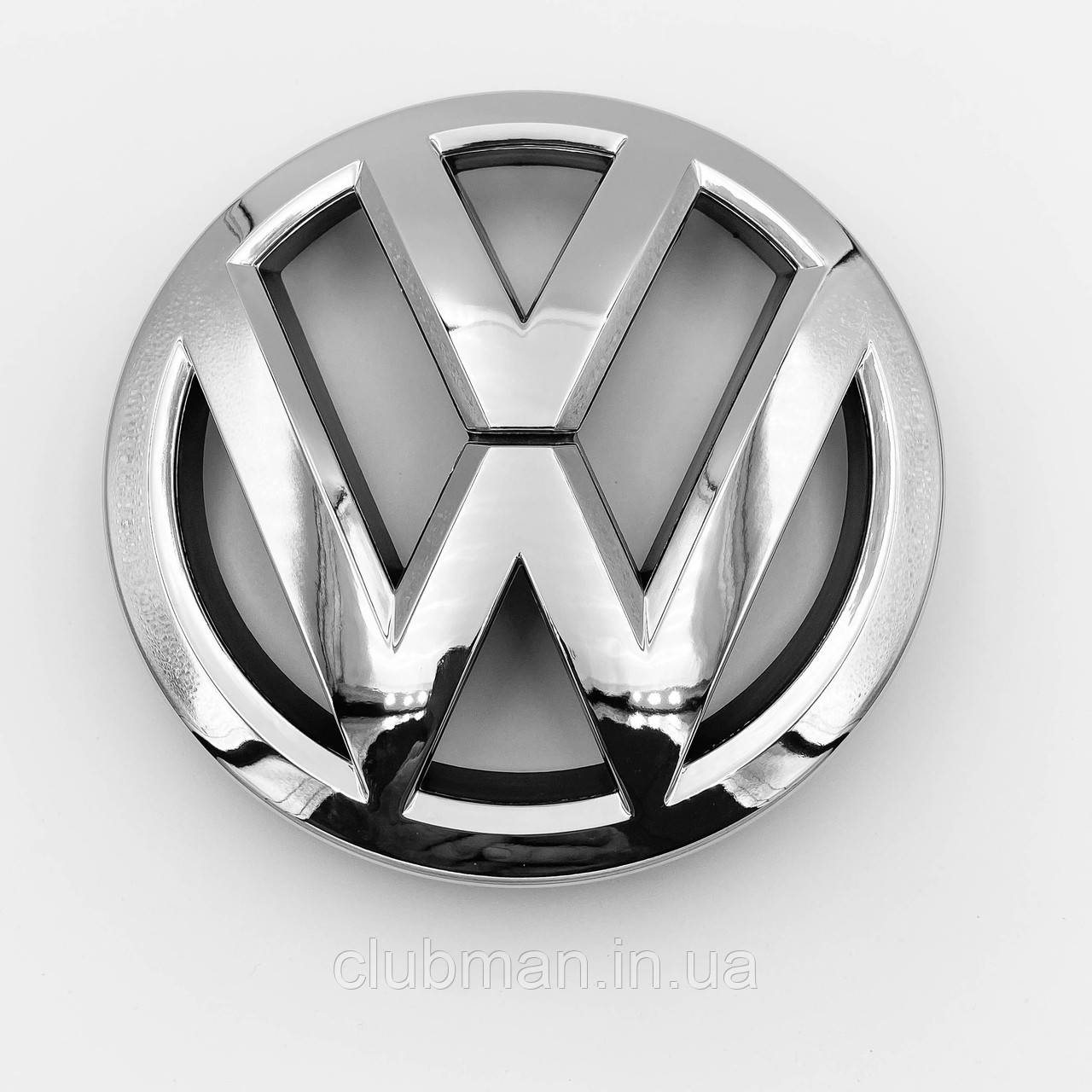 Емблема передня VW Volkswagen 150 мм TIGUAN, PASSAT B7 USA - Хром (561853600)