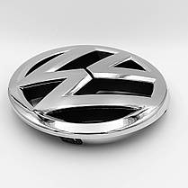 Емблема передня VW Volkswagen 150 мм TIGUAN, PASSAT B7 USA - Хром (561853600), фото 4