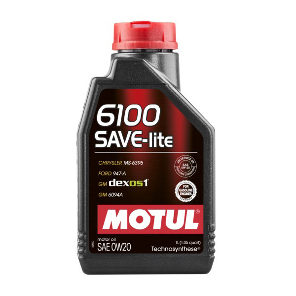 Motul 6100 Save-lite 0W-20 1л (841211/108002) Синтетична моторна олива