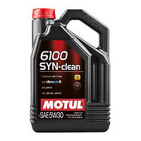 Motul 6100 Syn-clean 5W-30 5л (814251/107948) Синтетическое моторное масло